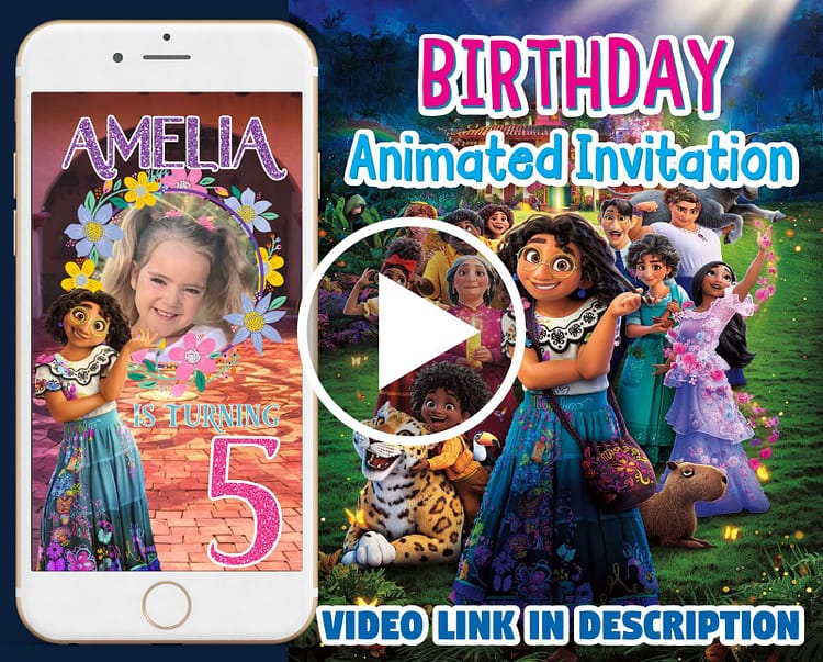 a birthday party invitation