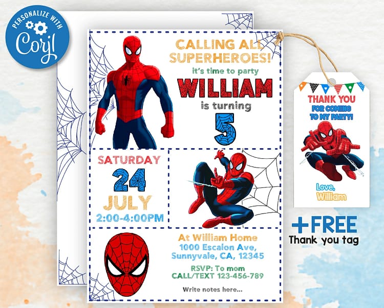 create a birthday invitation online