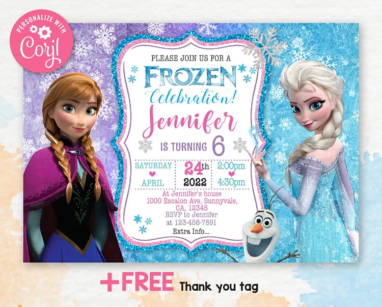 a birthday party invitation