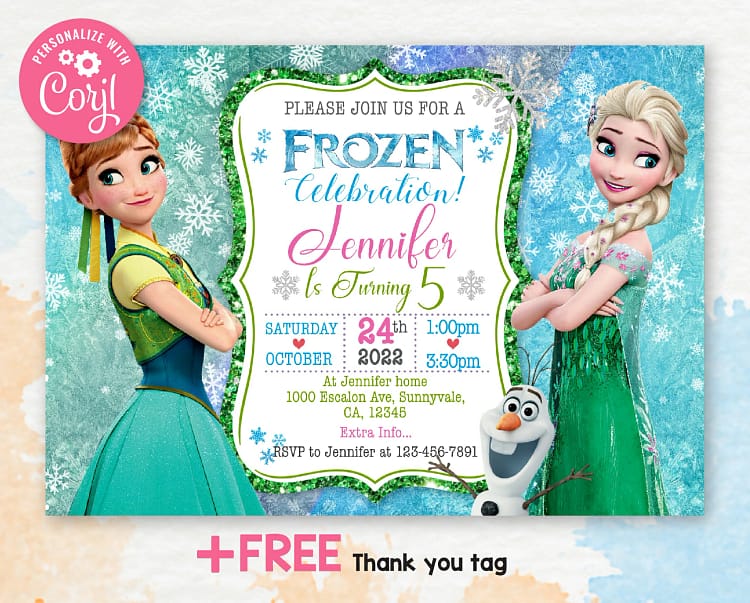 birthday card design invitation
