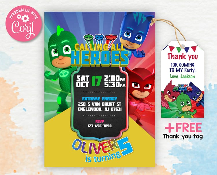 create a birthday invitation