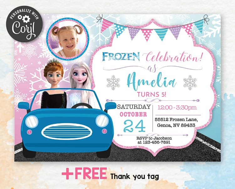 hello kitty birthday invitation