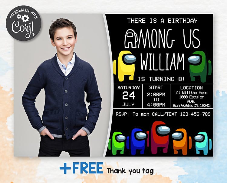 make a birthday party invitation online