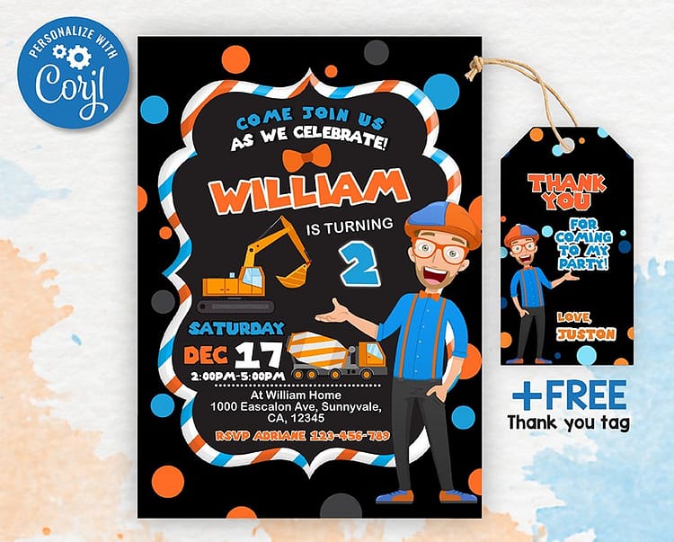 birthday invitation card in spanish