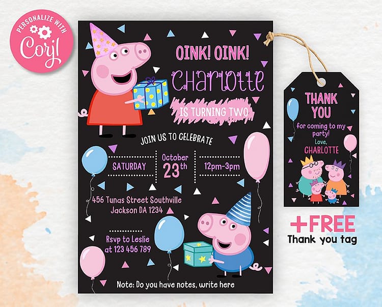 birthday invitation card walmart