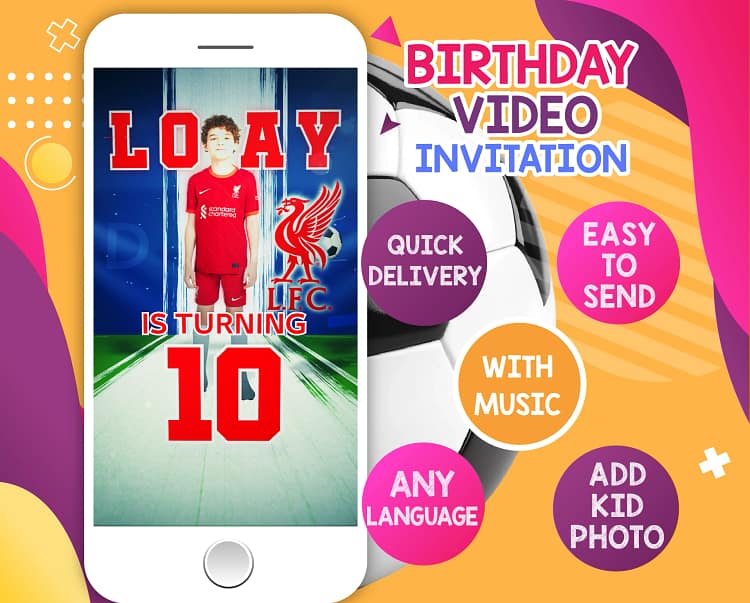Liverpool Invitation, Liverpool Video, Mo Salah Invite, Mohamed Salah, Football Invitation